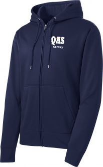 Sport-Tek Fleece Full-Zip Hooded Jacket, Navy